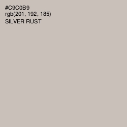 #C9C0B9 - Silver Rust Color Image